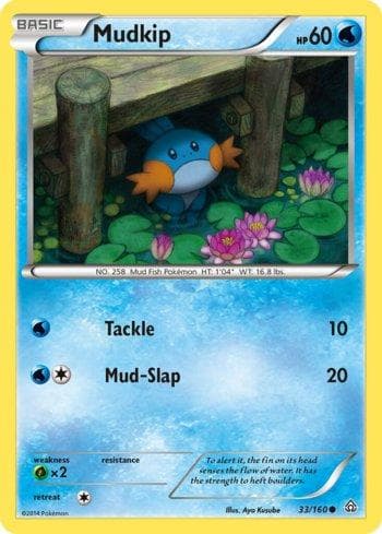 Carta Mudkip (33/160) do set Conflito Primitivo — Pokémon TCG | Bynx