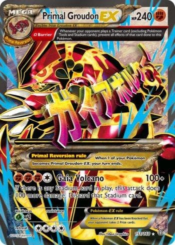 Primal Groudon-EX (151/160) — Conflito Primitivo