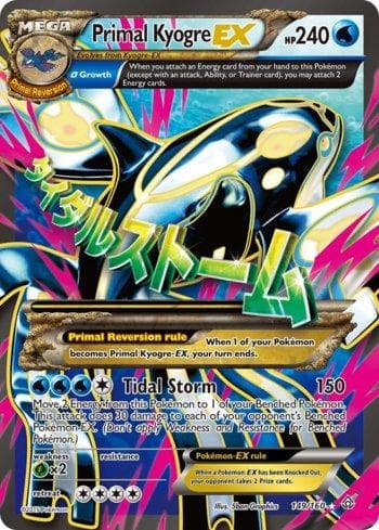 Carta Primal Kyogre-EX (149/160) do set Conflito Primitivo — Pokémon TCG | Bynx
