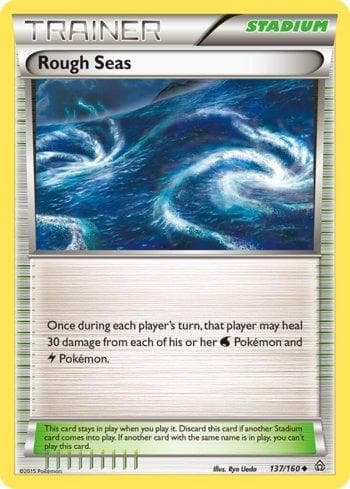Carta Rough Seas (137/160) do set Conflito Primitivo — Pokémon TCG | Bynx