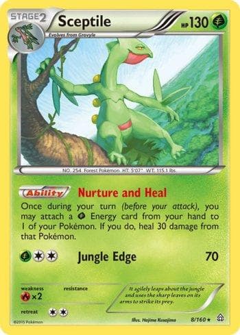 Carta Sceptile (8/160) do set Conflito Primitivo — Pokémon TCG | Bynx
