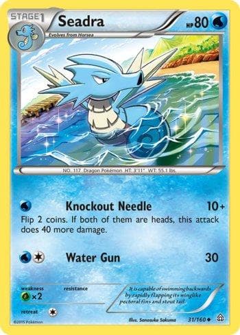 Carta Seadra (31/160) do set Conflito Primitivo — Pokémon TCG | Bynx