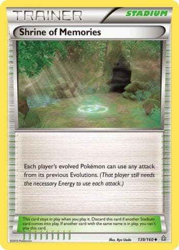 Carta Shrine of Memories (139/160) do set Conflito Primitivo — Pokémon TCG | Bynx