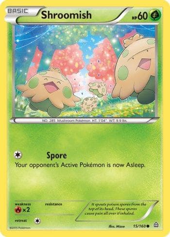 Carta Shroomish (15/160) do set Conflito Primitivo — Pokémon TCG | Bynx