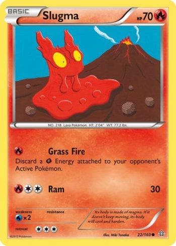Carta Slugma (22/160) do set Conflito Primitivo — Pokémon TCG | Bynx