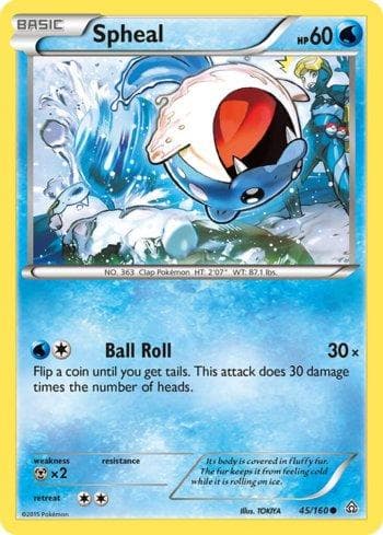 Carta Spheal (45/160) do set Conflito Primitivo — Pokémon TCG | Bynx