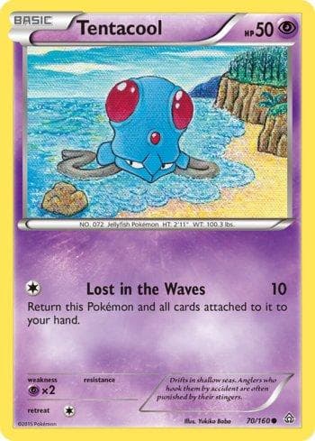 Carta Tentacool (70/160) do set Conflito Primitivo — Pokémon TCG | Bynx
