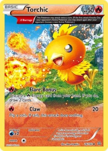 Carta Torchic (26/160) do set Conflito Primitivo — Pokémon TCG | Bynx