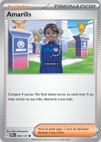 Carta Amarys (093/131) do set Evoluções Prismáticas — Pokémon TCG | Bynx