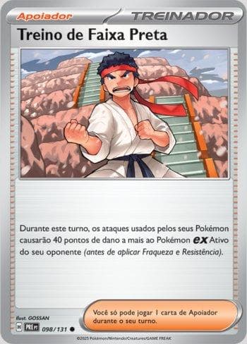 Carta Black Belt's Training (098/131) do set Evoluções Prismáticas — Pokémon TCG | Bynx