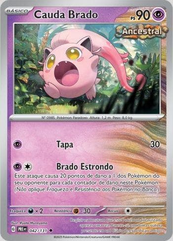 Carta Cauda Brado / Scream Tail (042/131) #042 — Pokémon TCG | Bynx