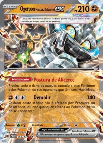 Cornerstone Mask Ogerpon ex (058/131) — Evoluções Prismáticas