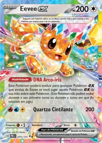 Eevee ex (075/131) — Evoluções Prismáticas