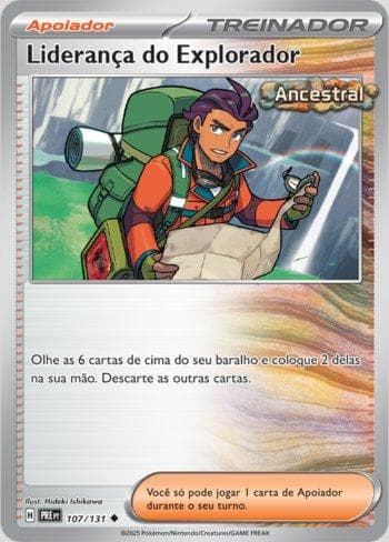 Carta Explorer's Guidance (107/131) do set Evoluções Prismáticas — Pokémon TCG | Bynx