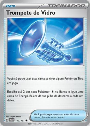 Carta Glass Trumpet (110/131) do set Evoluções Prismáticas — Pokémon TCG | Bynx