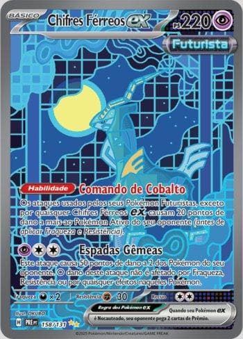 Carta Iron Crown ex (158/131) do set Evoluções Prismáticas — Pokémon TCG | Bynx