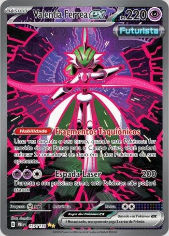 Carta Iron Valiant ex (157/131) do set Evoluções Prismáticas — Pokémon TCG | Bynx