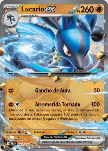 Lucario ex (051/131) — Evoluções Prismáticas