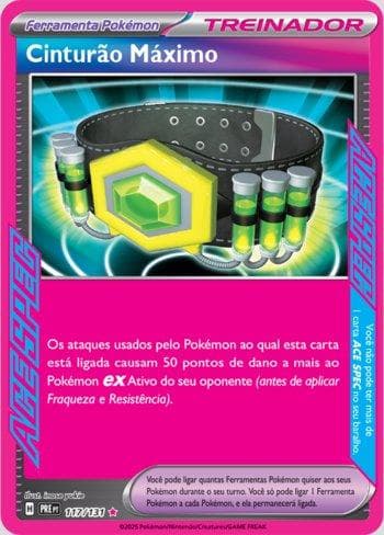 Carta Maximum Belt (117/131) do set Evoluções Prismáticas — Pokémon TCG | Bynx
