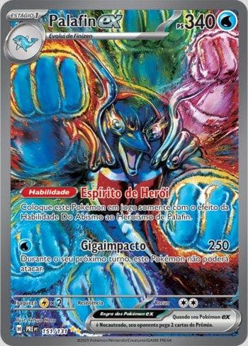 Carta Palafin ex (151/131) do set Evoluções Prismáticas — Pokémon TCG | Bynx