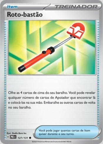 Carta Roto-Stick (127/131) do set Evoluções Prismáticas — Pokémon TCG | Bynx