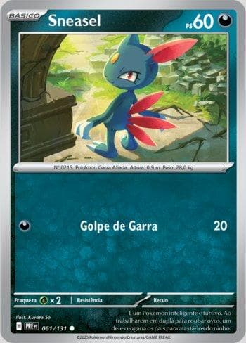 Sneasel (061/131) — Evoluções Prismáticas