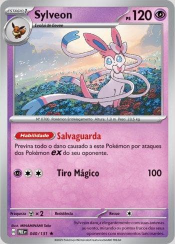 Carta Sylveon (040/131) do set Evoluções Prismáticas — Pokémon TCG | Bynx
