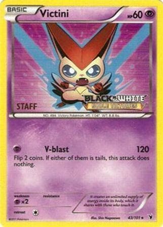 Carta Victini - STAFF do set PreRelease — Pokémon TCG | Bynx
