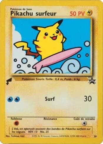 Surfing Pikachu (028/009) — Liga BR — PWCP