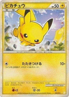 Carta Pikachu (001/011) do set Raichu Battle Starter Deck — Pokémon TCG | Bynx
