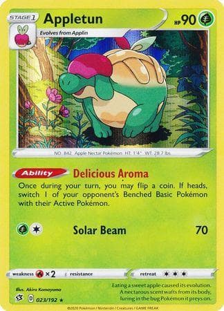 Carta Appletun (23/192) do set Rixa Rebelde — Pokémon TCG | Bynx