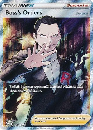 Carta Boss's Orders (189/192) do set Rixa Rebelde — Pokémon TCG | Bynx