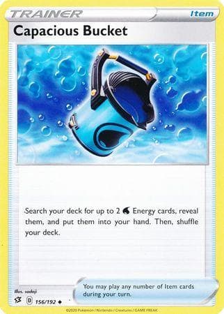 Carta Capacious Bucket (156/192) do set Rixa Rebelde — Pokémon TCG | Bynx