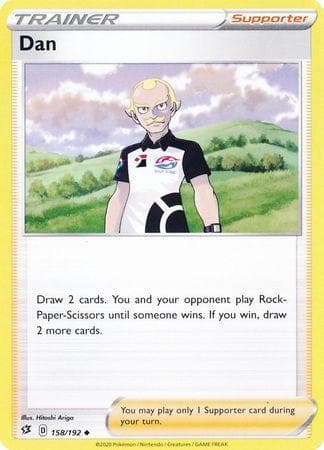 Carta Dan (158/192) do set Rixa Rebelde — Pokémon TCG | Bynx