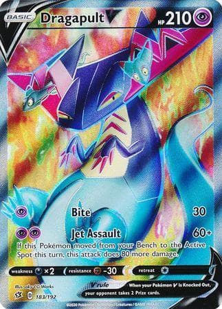 Carta Dragapult-V (183/192) do set Rixa Rebelde — Pokémon TCG | Bynx