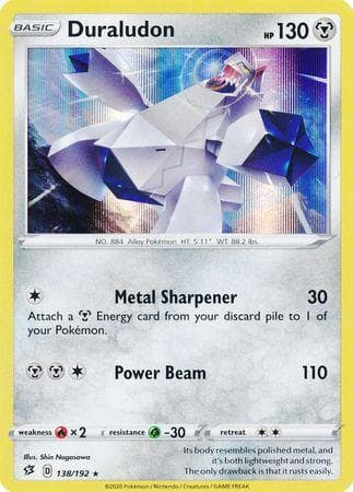 Carta Duraludon (138/192) do set Rixa Rebelde — Pokémon TCG | Bynx