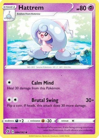 Carta Hattrem (84/192) do set Rixa Rebelde — Pokémon TCG | Bynx