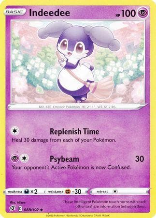 Carta Indeedee (88/192) do set Rixa Rebelde — Pokémon TCG | Bynx