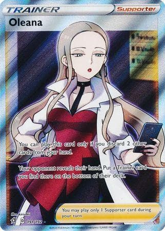 Carta Oleana (191/192) do set Rixa Rebelde — Pokémon TCG | Bynx