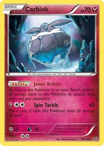 Carta Carbink (47/108) do set Céus Estrondosos — Pokémon TCG | Bynx