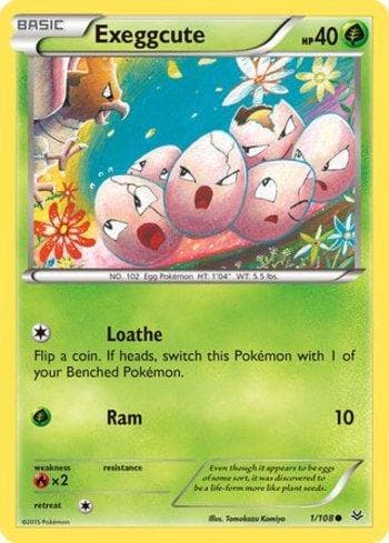Carta Exeggcute (1/108) do set Céus Estrondosos — Pokémon TCG | Bynx