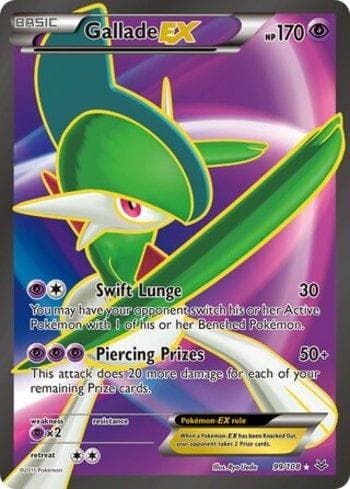 Carta Gallade-EX (99/108) do set Céus Estrondosos — Pokémon TCG | Bynx