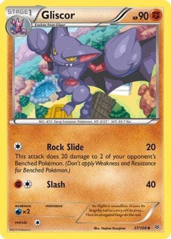 Carta Gliscor (37/108) do set Céus Estrondosos — Pokémon TCG | Bynx