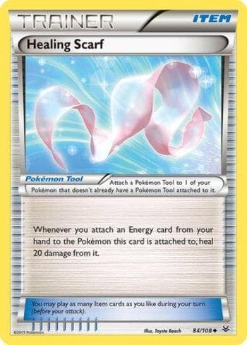 Carta Healing Scarf (84/108) do set Céus Estrondosos — Pokémon TCG | Bynx
