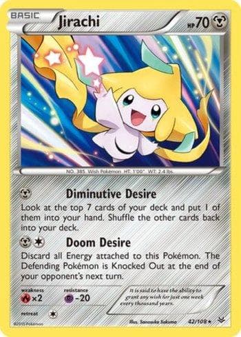 Carta Jirachi (42/108) do set Céus Estrondosos — Pokémon TCG | Bynx