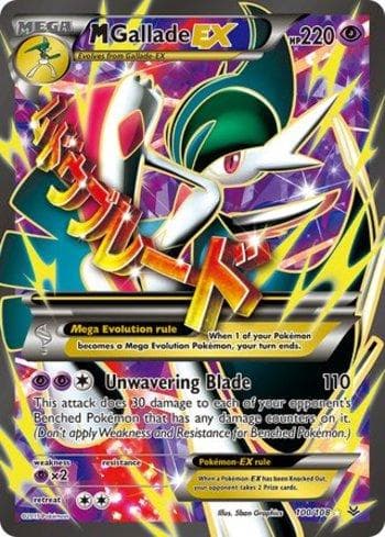 Carta M Gallade-EX (100/108) do set Céus Estrondosos — Pokémon TCG | Bynx