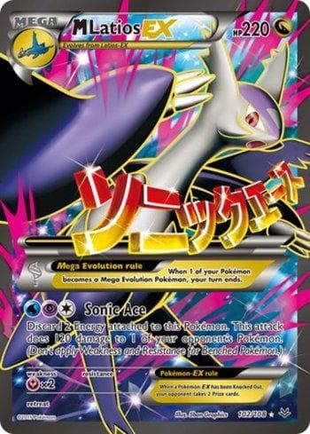 Carta M Latios-EX (102/108) do set Céus Estrondosos — Pokémon TCG | Bynx