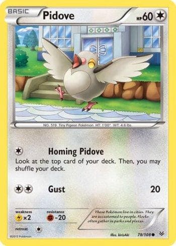 Carta Pidove (78/108) do set Céus Estrondosos — Pokémon TCG | Bynx