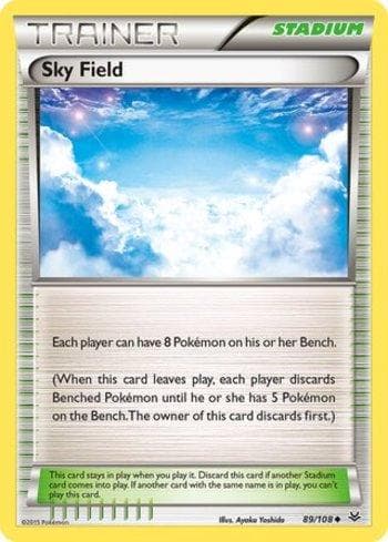 Carta Sky Field (89/108) do set Céus Estrondosos — Pokémon TCG | Bynx