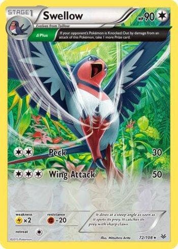 Swellow (72/108) — Céus Estrondosos
